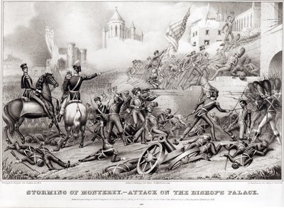 Storming of Monterey. Attack on the Bishop